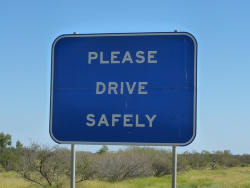 Please drive safely